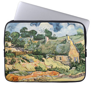 Thatched Cottages at Cordevill Vincent  van Gogh   Laptop Sleeve