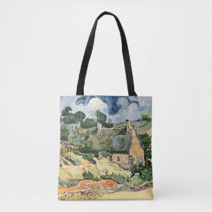 Thatched Cottages at Cordevill Vincent van Gogh Tote Bag