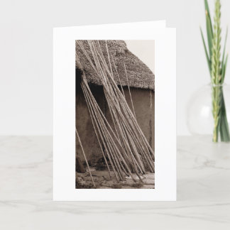 Thatched Hut Card