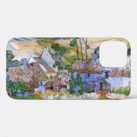 Thatched Roof Cottages by Hill by Vincent van Gogh
