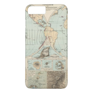 Thatigkeit des Erdinnern Atlas Map iPhone 8 Plus/7 Plus Case