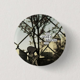 that's adorno 3 cm round badge