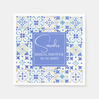 That's Amore Amalfi Coast Lemon bridal shower Napkin
