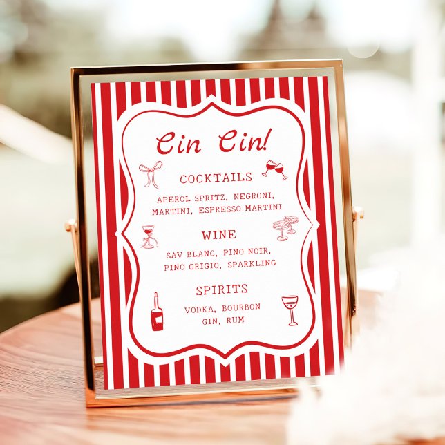 That's Amore Bridal Shower Bar Poster (Creator Uploaded)