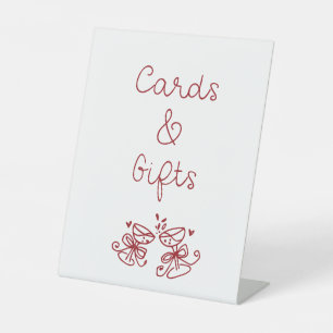That's Amore Bridal shower Cards And Gifts Pedestal Sign
