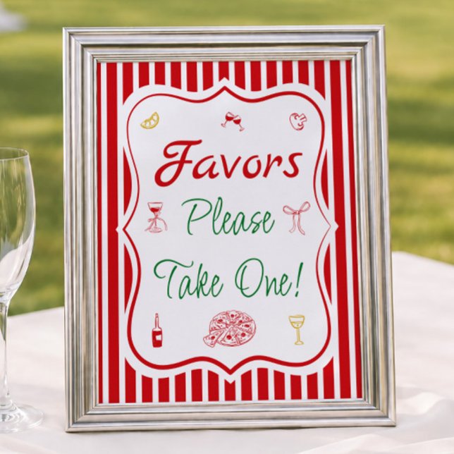 That's Amore Bridal Shower Favours Poster (Creator Uploaded)