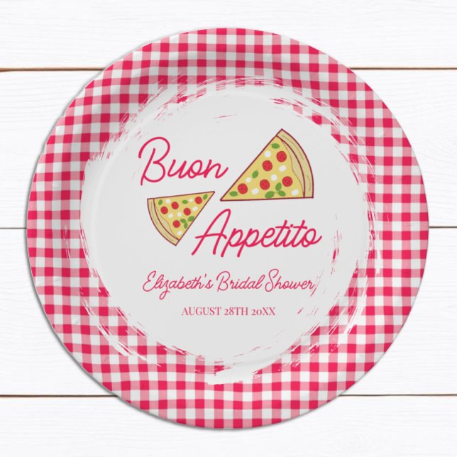That's Amore Bridal Shower Paper Plate (Creator Uploaded)