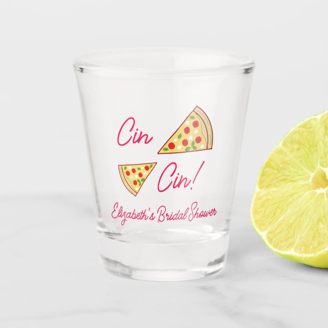 That's Amore Bridal Shower Shot Glass (Front)
