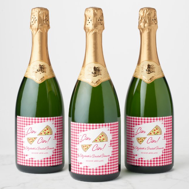 That's Amore Bridal Shower Sparkling Wine Label (Bottles)