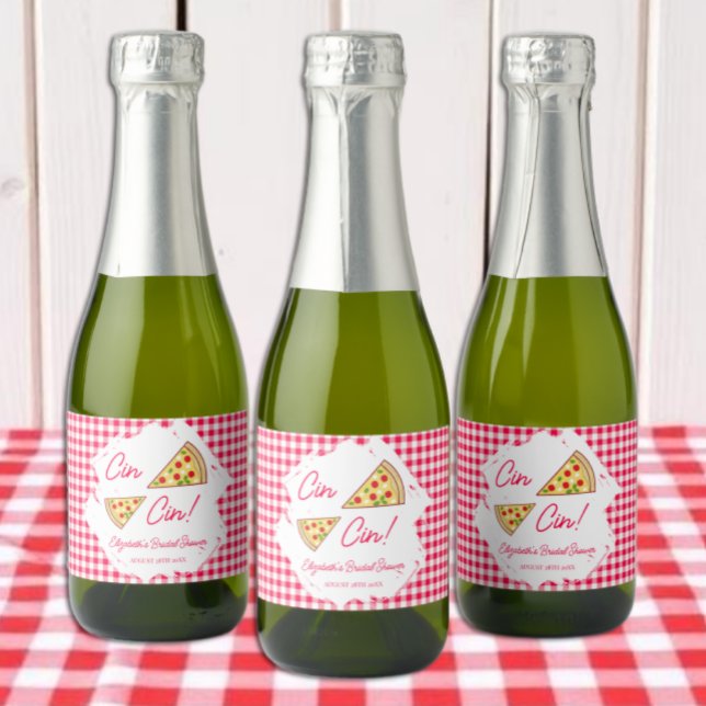 That's Amore Bridal Shower Sparkling Wine Label (Creator Uploaded)