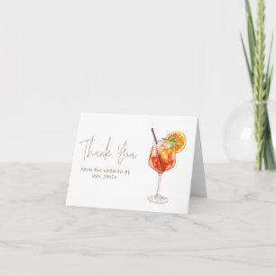 That's Amore Bridal Shower Thank You Card
