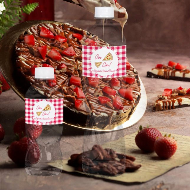 That's Amore Bridal Shower Water Bottle Label (Creator Uploaded)