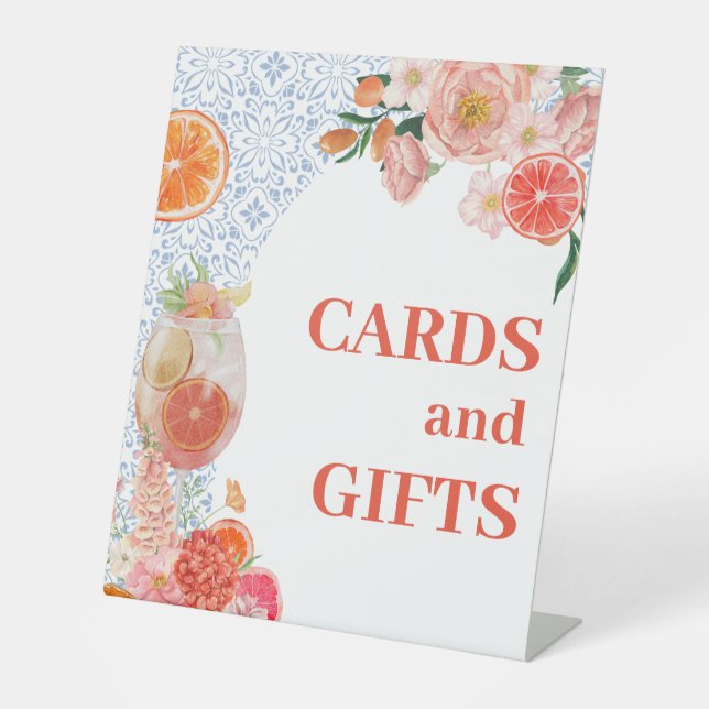 Thats amore citrus Bridal shower gifts  Pedestal Sign (Front)