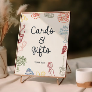 That's Amore Colourful Illustrated Cards & Gifts Poster