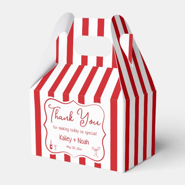 Thats Amore Engagement Party Favour Box (Front Side)