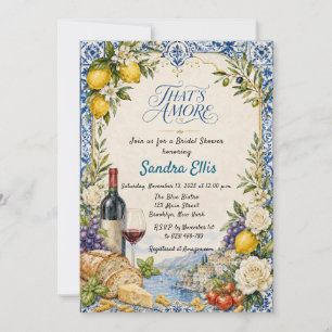 That's Amore Italian Bridal Shower Invitation