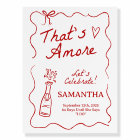 That's Amore Italian Bridal Shower Sign