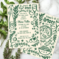 That's Amore Italian Food CUSTOM Bridal SHower 