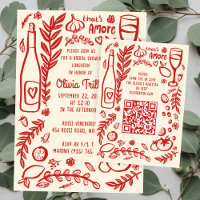 That's Amore Italian Food CUSTOM Bridal Shower QR