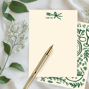 That's Amore Italian Food CUSTOM Bridal SHower  Thank You Card