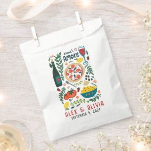 That's Amore Italian Food CUSTOM Wedding Favour Bags