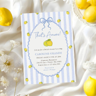 That's Amore Italian Lemon Bridal Shower Invitation