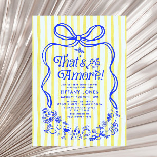 That's Amore Italian Lemons Bridal Shower Invitation