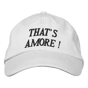 THAT'S AMORE Personalised Adjustable Hat