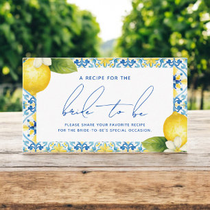 That's Amore Recipe for the Bride to Be Enclosure Card