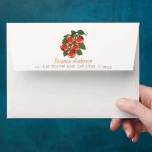 That's Amore Red Tomato Italian Bridal Shower Envelope