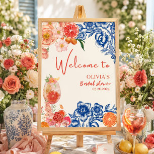 Thats amore  spritz bridal shower welcome sign