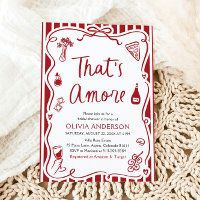 That's Amore Whimsical Italian Pizza Bridal Shower