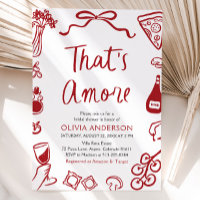 That's Amore Whimsical Italian Pizza Bridal Shower