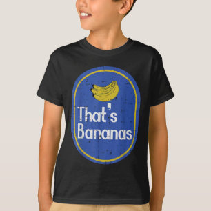 Thats Bananas Sticker Fruit Costume Halloween Men  T-Shirt