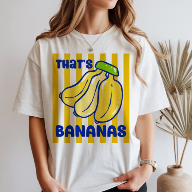That's Bananas Stripes T-Shirt (Creator Uploaded)