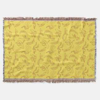 That's Bananas Throw Blanket