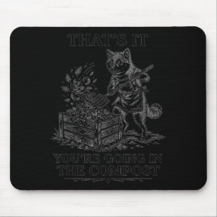 That's going in the compost shiba inu gardening mouse pad