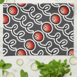 Thats how i roll bowling ball towel for bowlers<br><div class="desc">Thats how i roll bowling ball towel for bowlers. Red bowling ball pattern. Funny sports gift idea for professionals and enthusiasts Customisable background colour and text.</div>