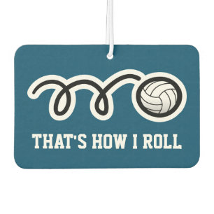 That's how i roll funny volleyball car air car air freshener