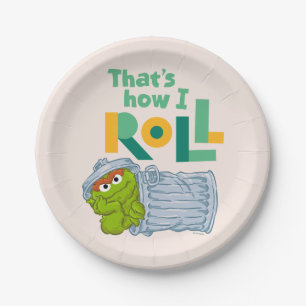That's How I Roll Paper Plate