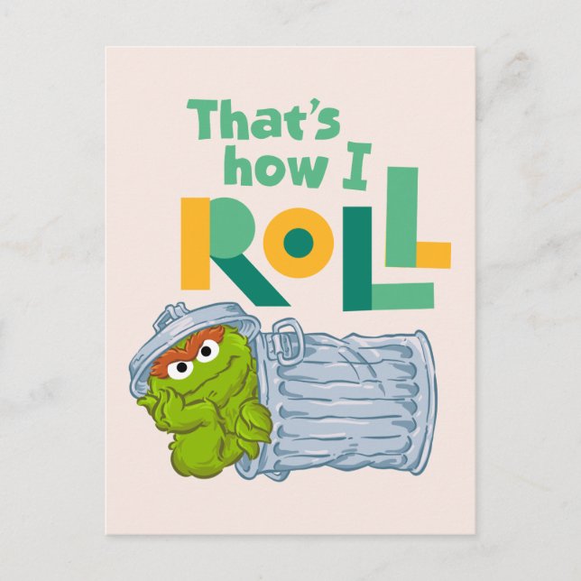 That's How I Roll Postcard (Front)