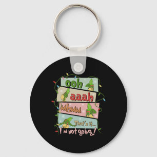 Thats it i'm not going christmas xmas lights famil key ring