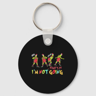 That's It Im Not Going Christmas Xmas Pyjamas Sant Key Ring