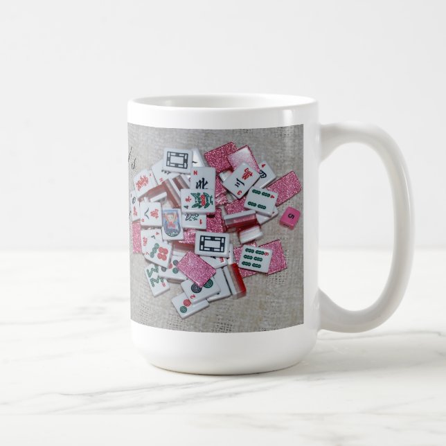 That's It! Pink glitter tile mug (Right)