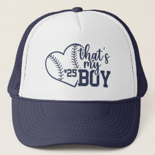 Thats My Boy Custom Baseball Mom Softball Mama Trucker Hat