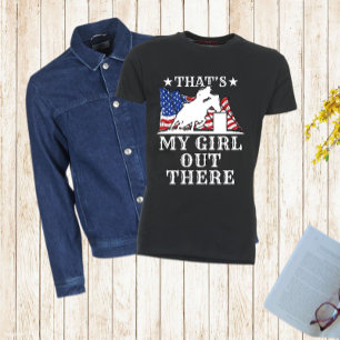 That's My Girl Barrel Racing Dad Mum Parent T-Shirt
