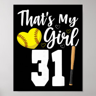 That's My Girl Number #31 Softll Number 31 Poster