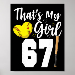 That's My Girl Number #67 Softll Number 67 Poster