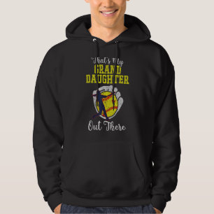 Thats My Granddaughter Out There Softball Ball Mam Hoodie