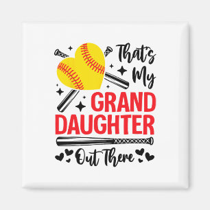 That's My Granddaughter Out There Softll Grandma G Magnet